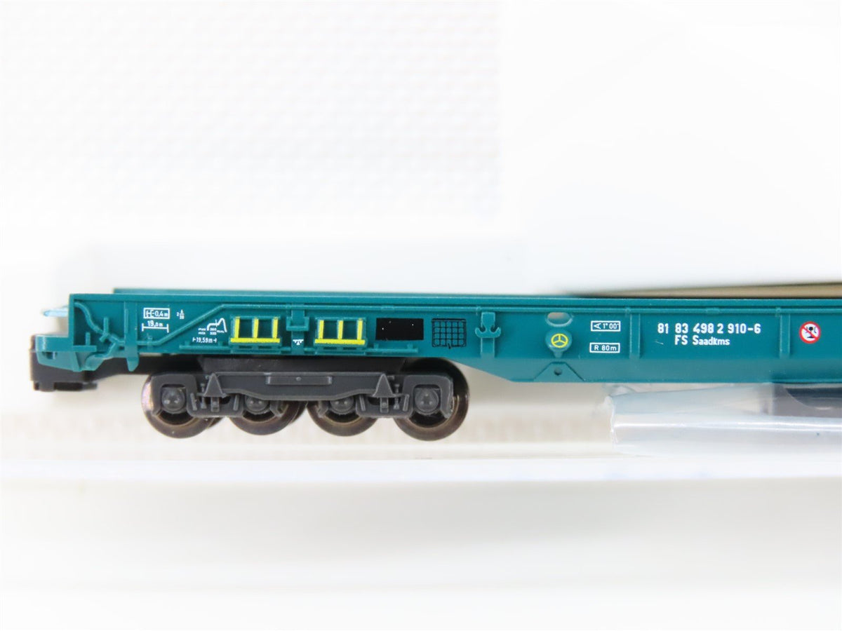 N Scale Fleischmann 827003 Trenitalia 8-Axle Low Floor Flatcar #936-1