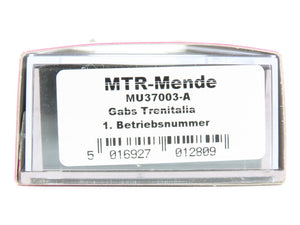 N Scale Modellbahn Union MTR Mende MU37003-A Gabs Trenitalia Box Car