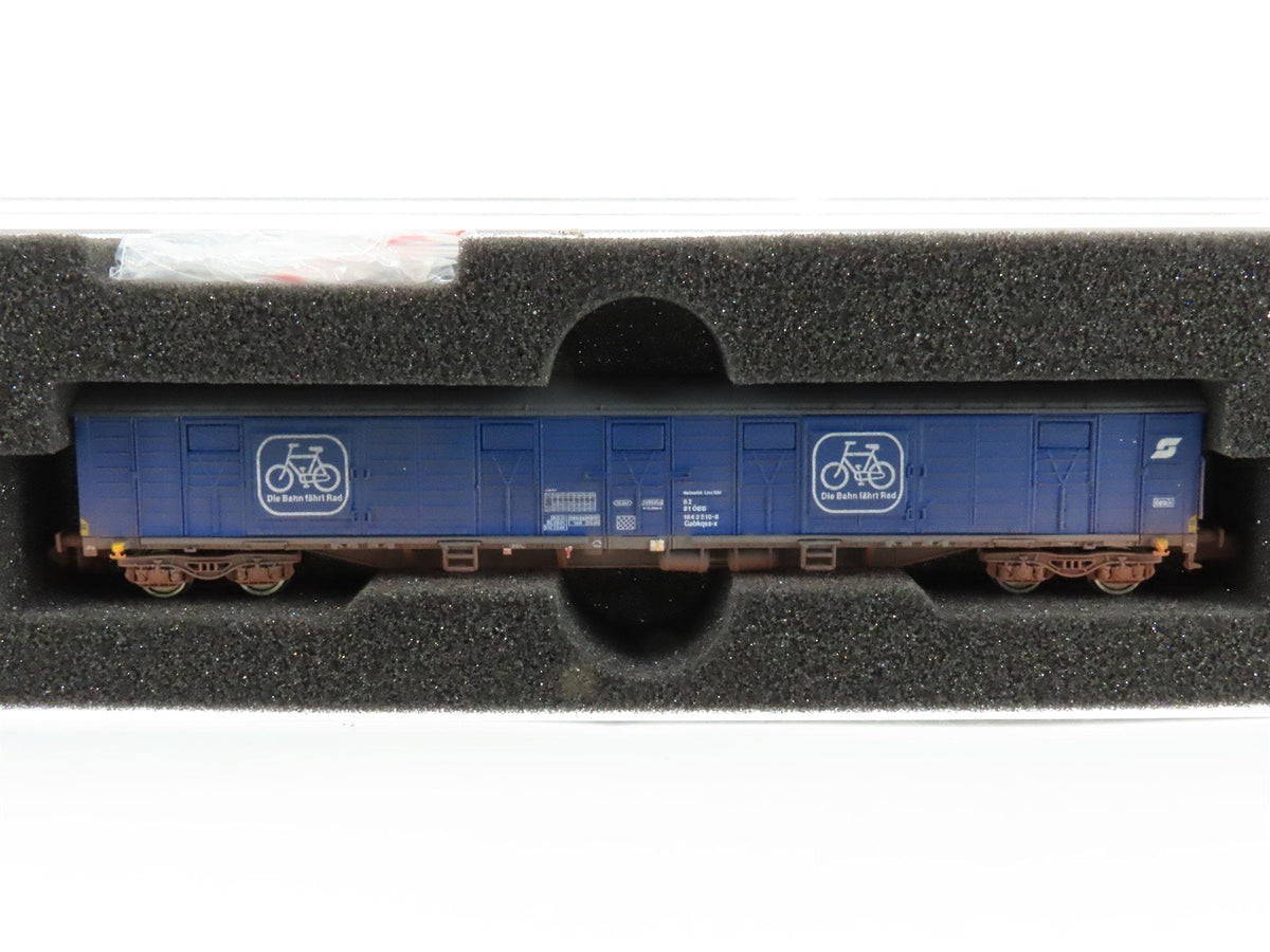 N Scale Modellbahn Union MTR Mende MU37007-AW OBB Bicycle Box Car