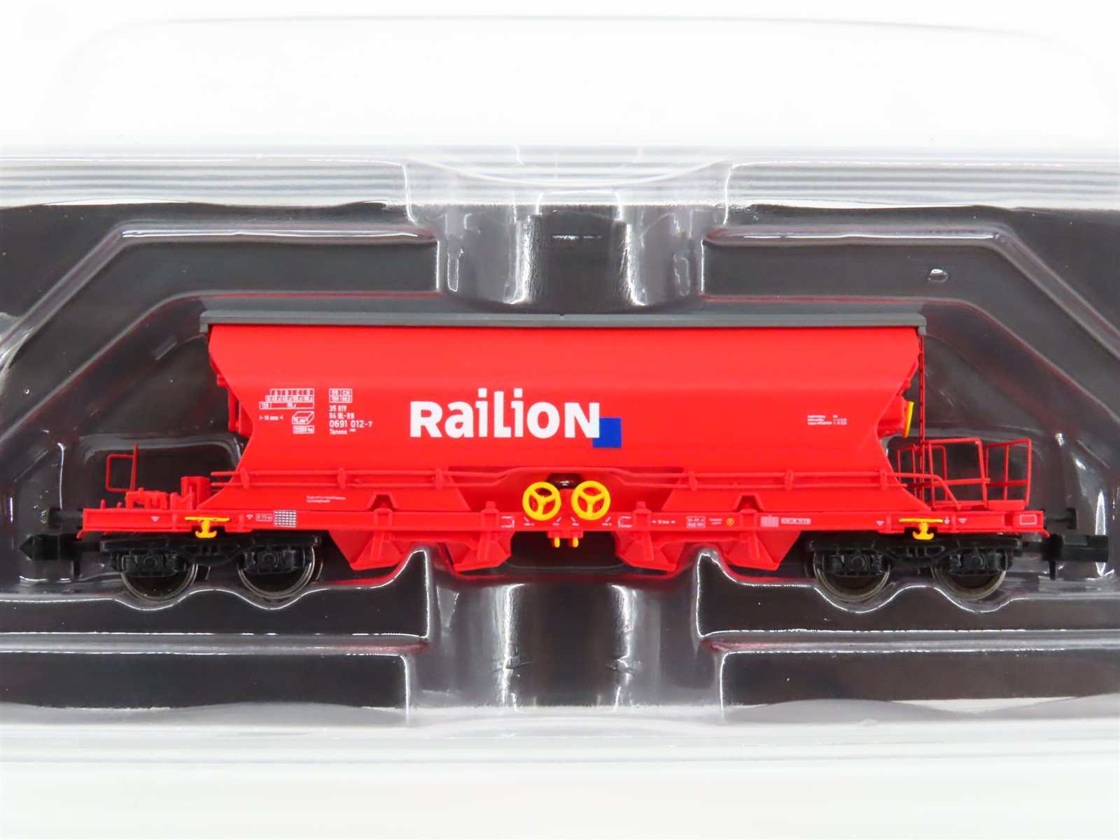 N Scale Modellbahn Union MU38001-B Railion Swivel Roof Wagon