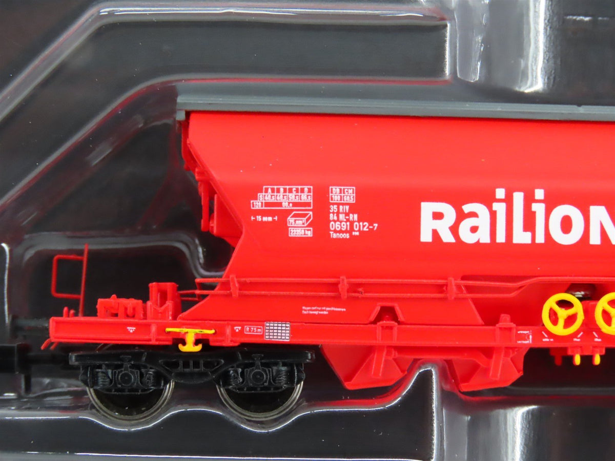 N Scale Modellbahn Union MU38001-B Railion Swivel Roof Wagon
