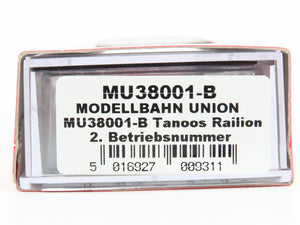 N Scale Modellbahn Union MU38001-B Railion Swivel Roof Wagon