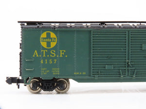 N Scale MRC 7032 ATSF Santa Fe Express Double Door Box Car #4157