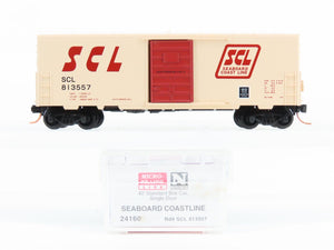 N Scale Micro-Trains MTL 24160 SCL Seaboard Coast Line 40' Box Car #813557