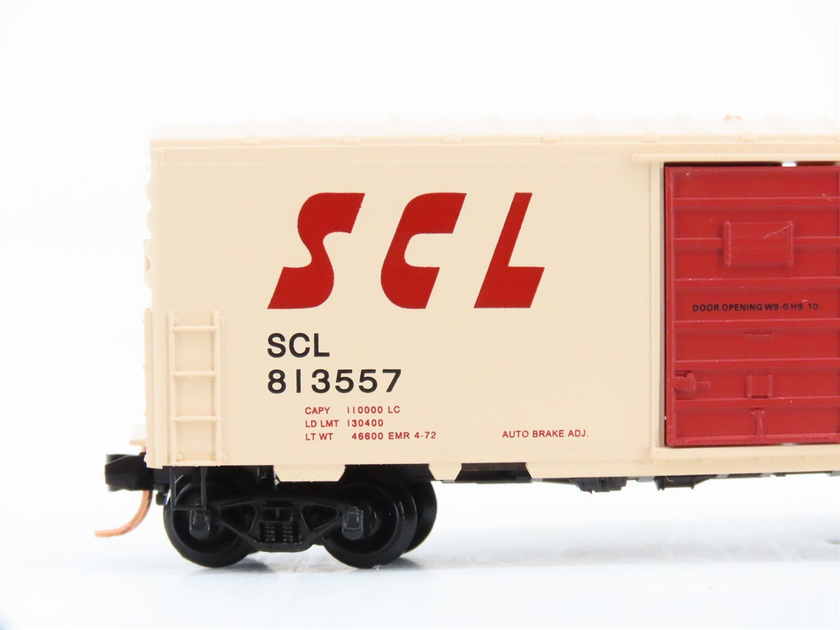 N Scale Micro-Trains MTL 24160 SCL Seaboard Coast Line 40&#39; Box Car #813557
