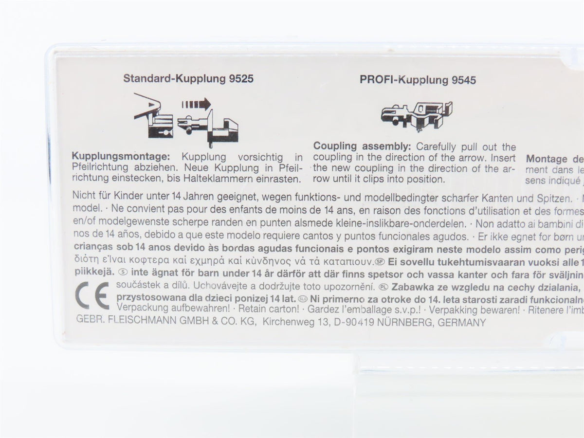 N Scale Fleischmann 837402K Car Rail Logistics Covered Wagon Car #067-7