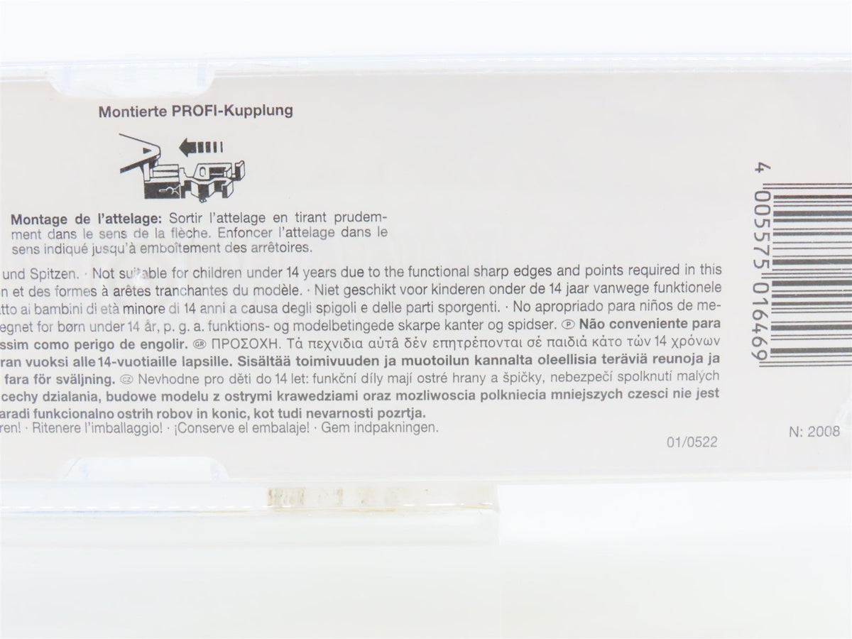 N Scale Fleischmann 837402K Car Rail Logistics Covered Wagon Car #067-7