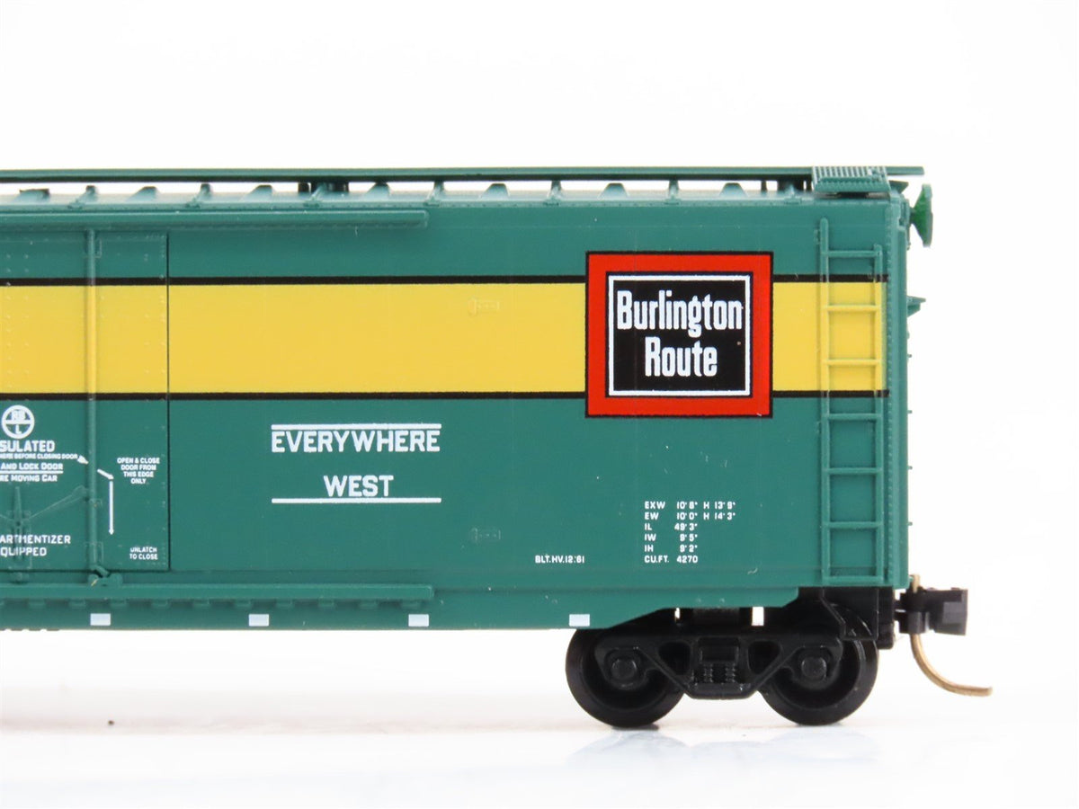 N Scale Micro-Trains MTL 32370 RBBX Burlington Route 50&#39; Box Car #79568
