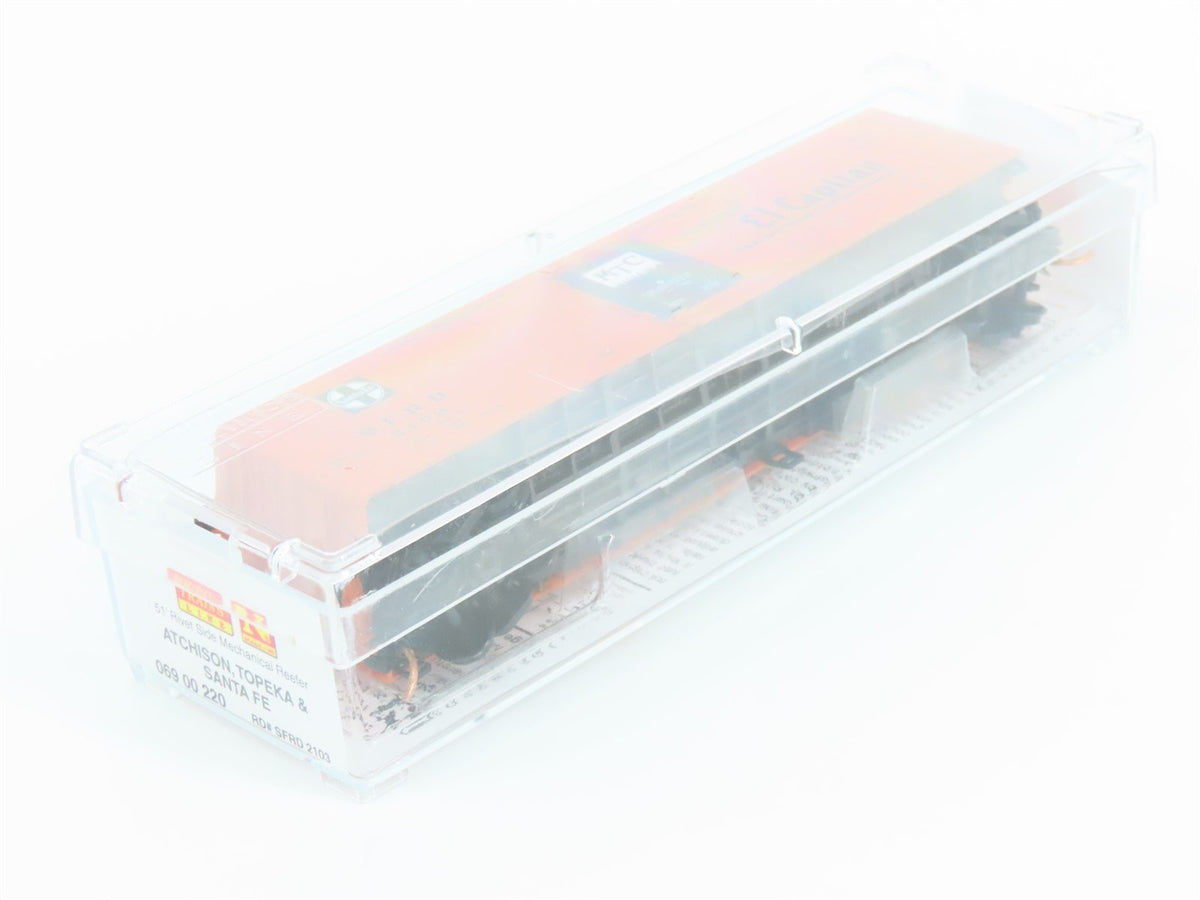 N Scale Micro-Trains MTL 06900220 SFRD El Capitan 51&#39; Mechanical Reefer #2103