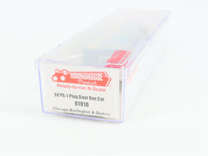 N Scale Roundhouse 81910 RBBX Burlington Route 50' PS-1 Plug Door Boxcar #79468