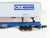 N Scale Con-Cor 0001-01206B CSX C&O Railroad 90ft Piggyback Flatcar #81375