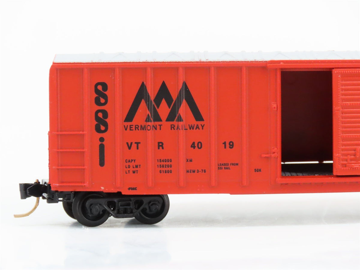 N Scale Kadee Micro-Trains MTL 25220 VTR Vermont Railways SSI 50&#39; Box Car #4019