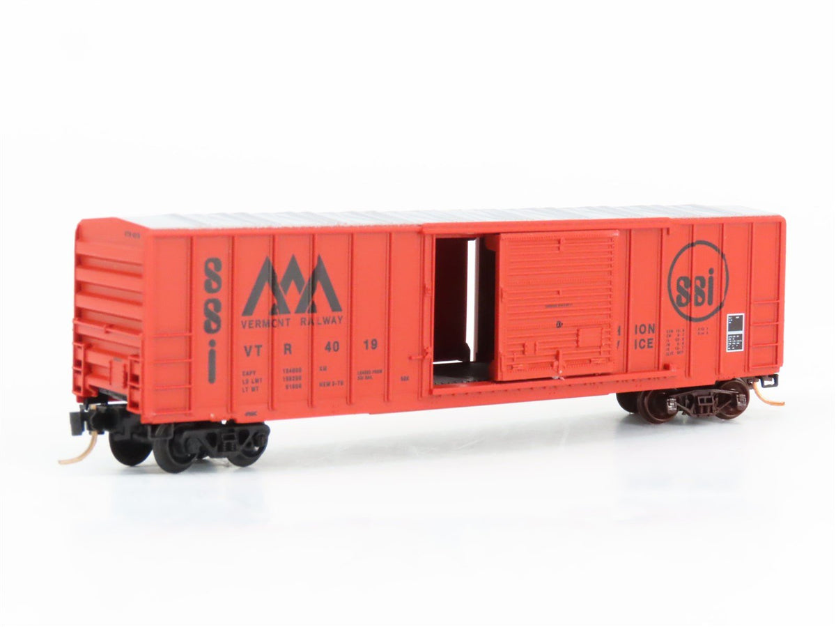 N Scale Kadee Micro-Trains MTL 25220 VTR Vermont Railways SSI 50&#39; Box Car #4019