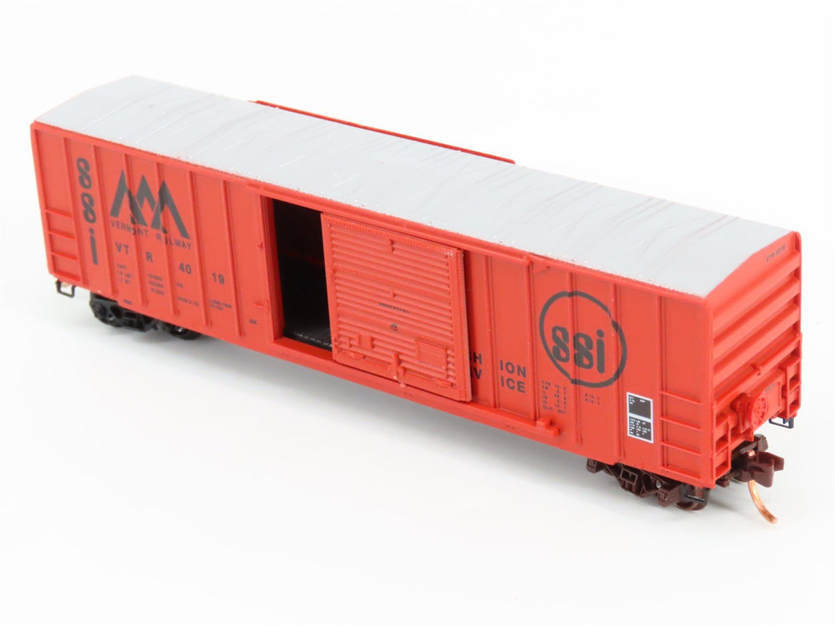 N Scale Kadee Micro-Trains MTL 25220 VTR Vermont Railways SSI 50&#39; Box Car #4019