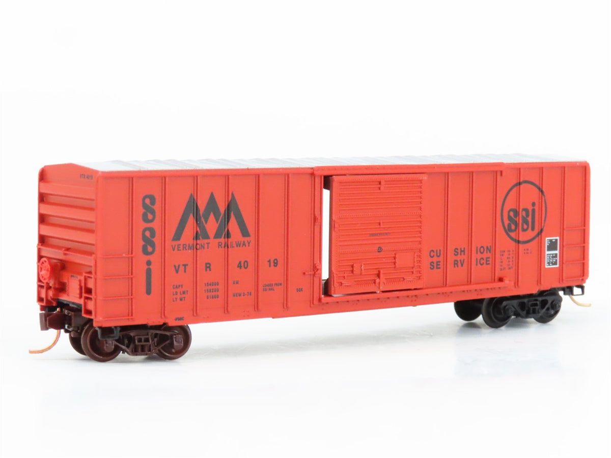 N Scale Kadee Micro-Trains MTL 25220 VTR Vermont Railways SSI 50&#39; Box Car #4019