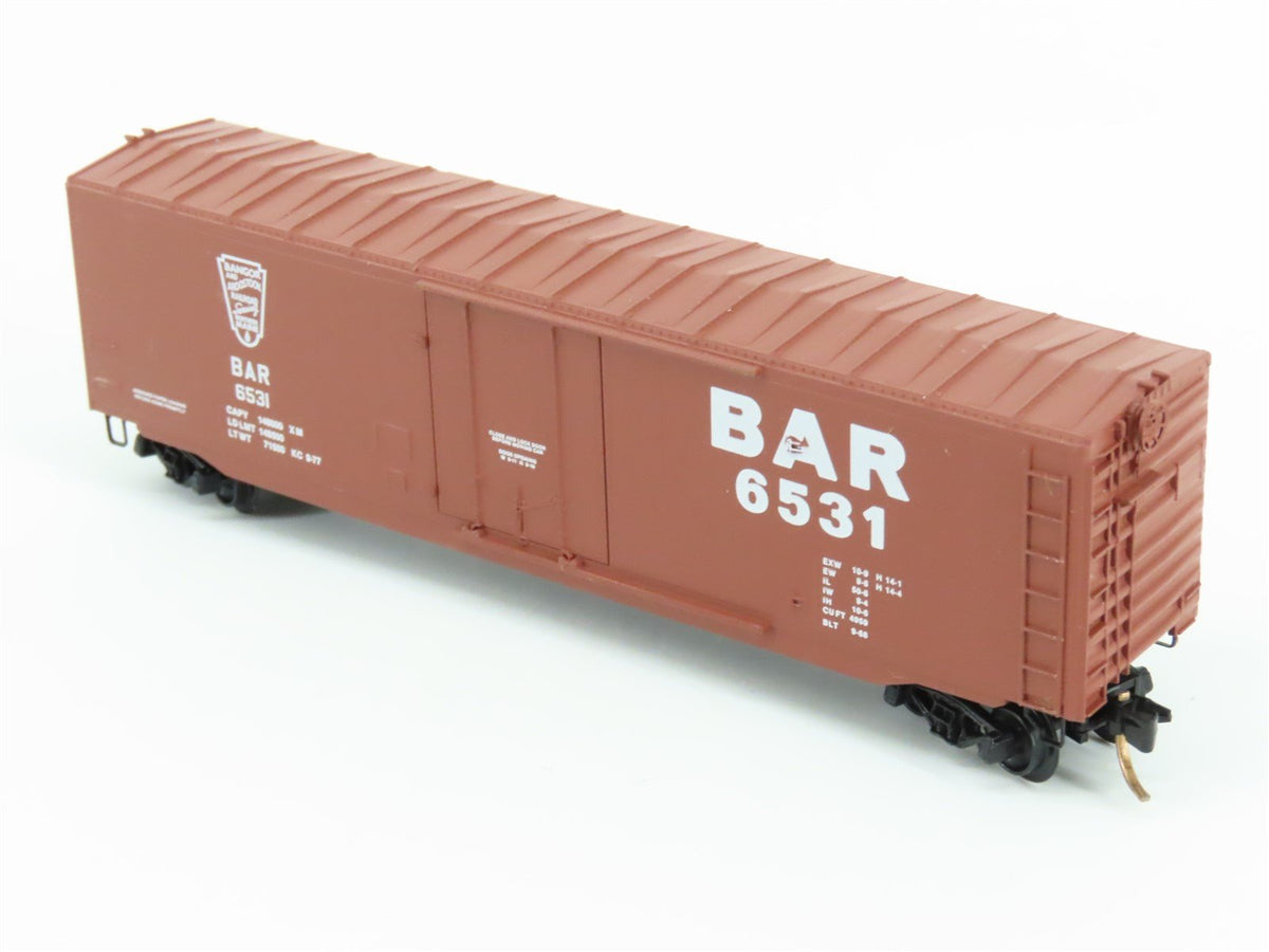 N Scale Kadee Micro-Trains MTL 38140 BAR Bangor &amp; Aroostook 50&#39; Box Car #6531