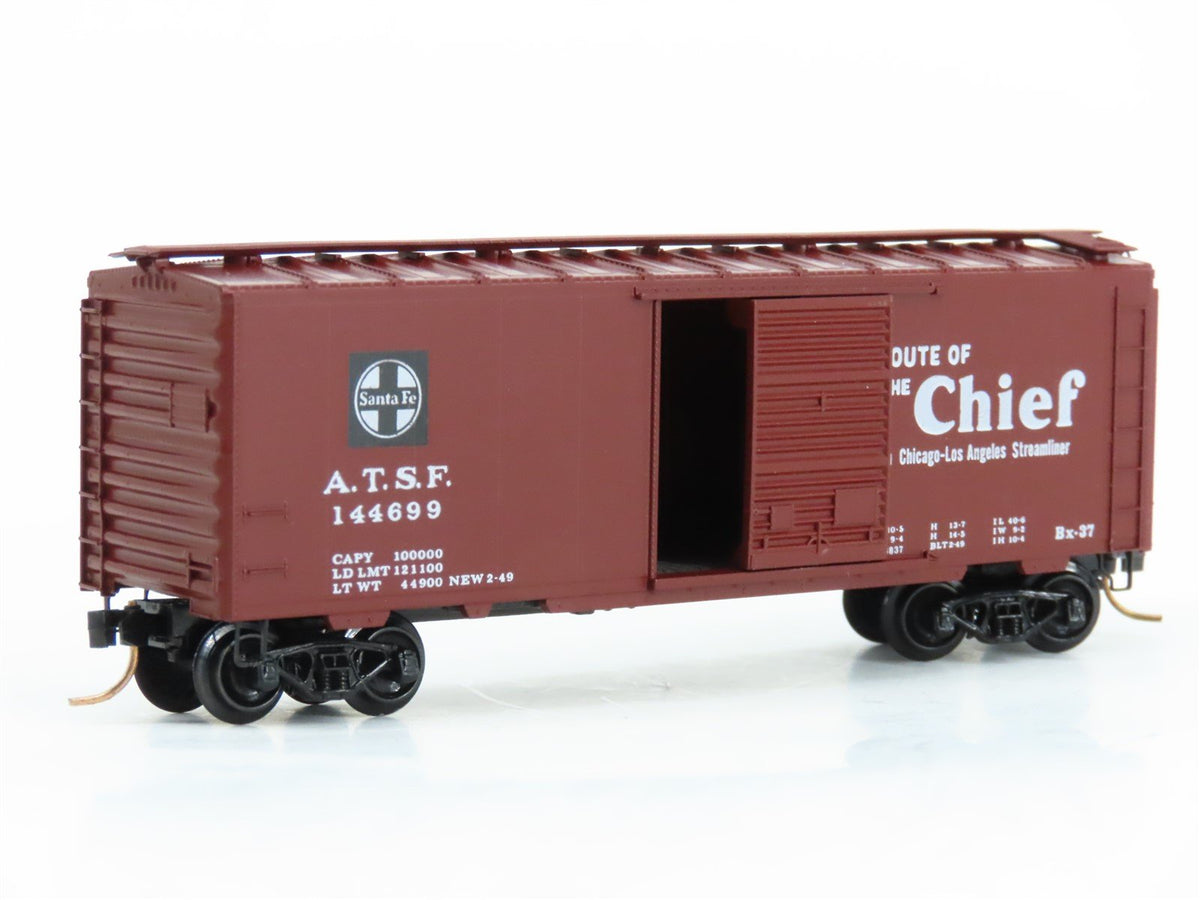 N Scale Kadee Micro-Trains MTL 20030 ATSF Santa Fe Chief 40&#39; Box Car #144699