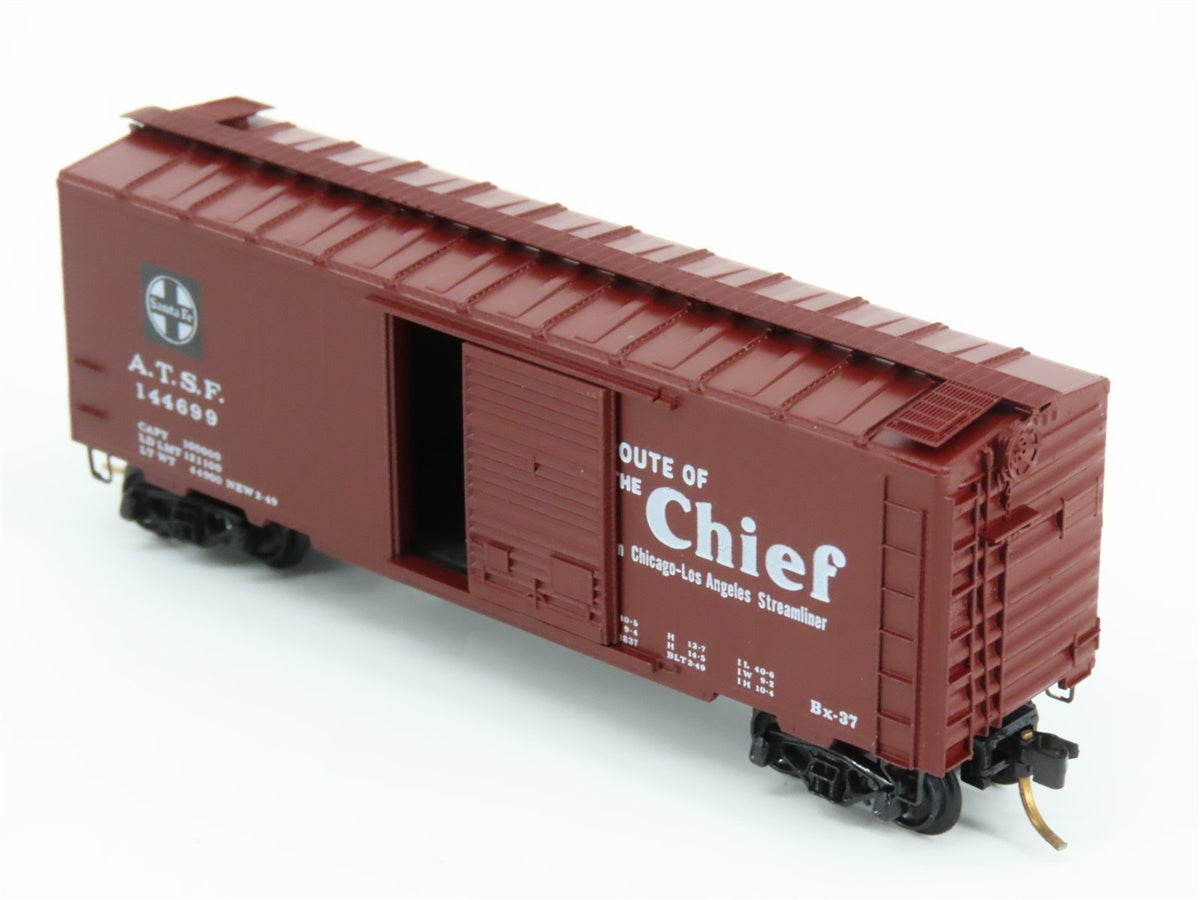 N Scale Kadee Micro-Trains MTL 20030 ATSF Santa Fe Chief 40&#39; Box Car #144699