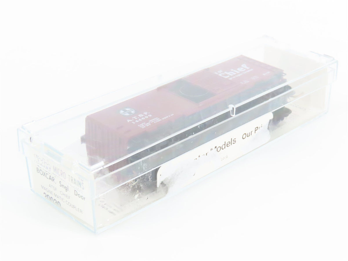 N Scale Kadee Micro-Trains MTL 20030 ATSF Santa Fe Chief 40&#39; Box Car #144699
