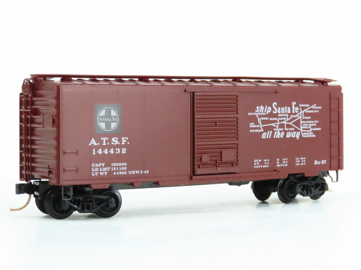 N Scale Kadee Micro-Trains MTL 20060 ATSF Grand Canyon 40&#39; Box Car #144432