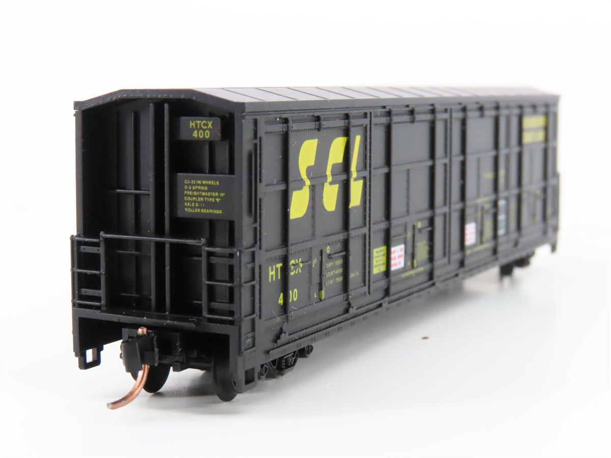 N Scale Red Caboose RN-17414-6 HTCK SCL Seaboard 40&#39; Thrall Boxcar #400