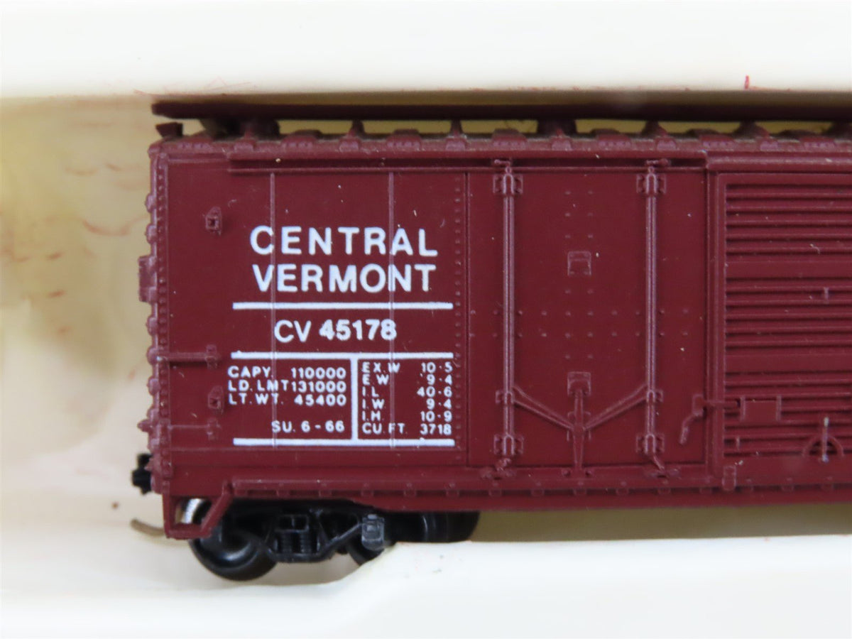 N Scale Con-Cor 0001-001753 CV Central Vermont 40&#39; Boxcar #45178