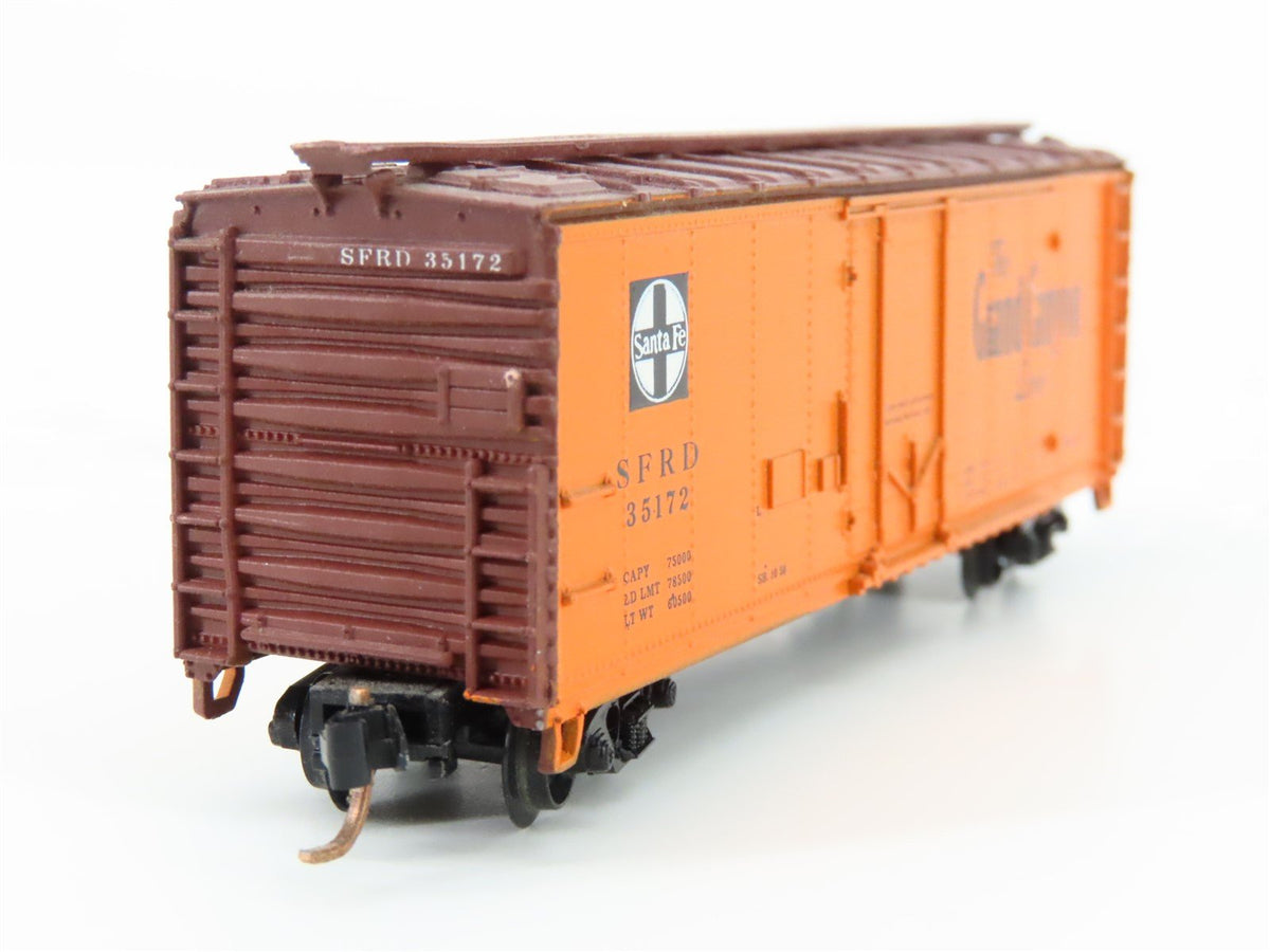 N Scale Con-Cor 001-008851 SFRD Santa Fe Grand Canyon 40&#39; Boxcar #35172