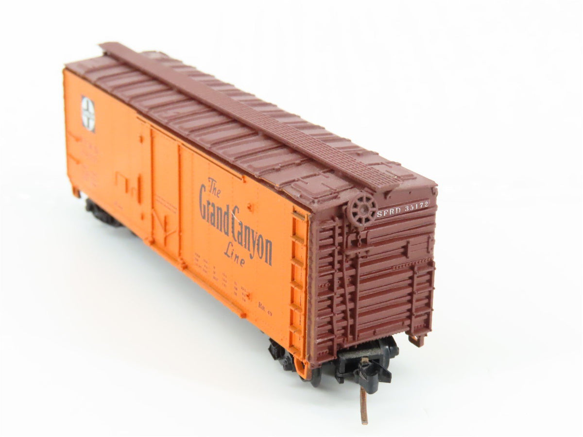 N Scale Con-Cor 001-008851 SFRD Santa Fe Grand Canyon 40&#39; Boxcar #35172