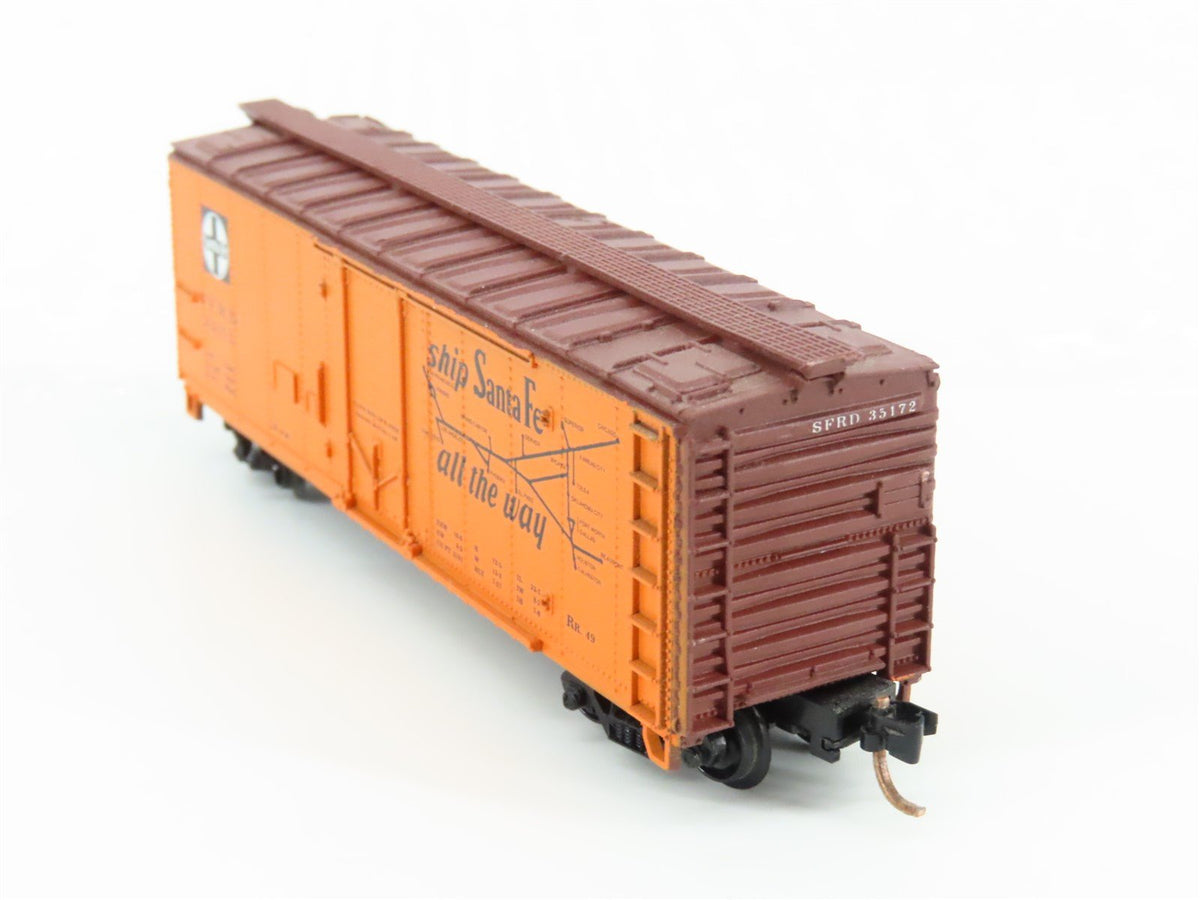 N Scale Con-Cor 001-008851 SFRD Santa Fe Grand Canyon 40&#39; Boxcar #35172