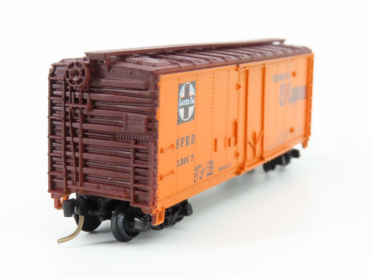 N Scale Con-Cor 1051-A SFRD Santa Fe Grand Canyon 40&#39; Reefer #13007