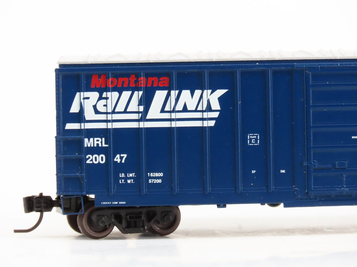N Scale Athearn 20047 MRL Montana Rail Link 50&#39; Single Door Box Car #20047