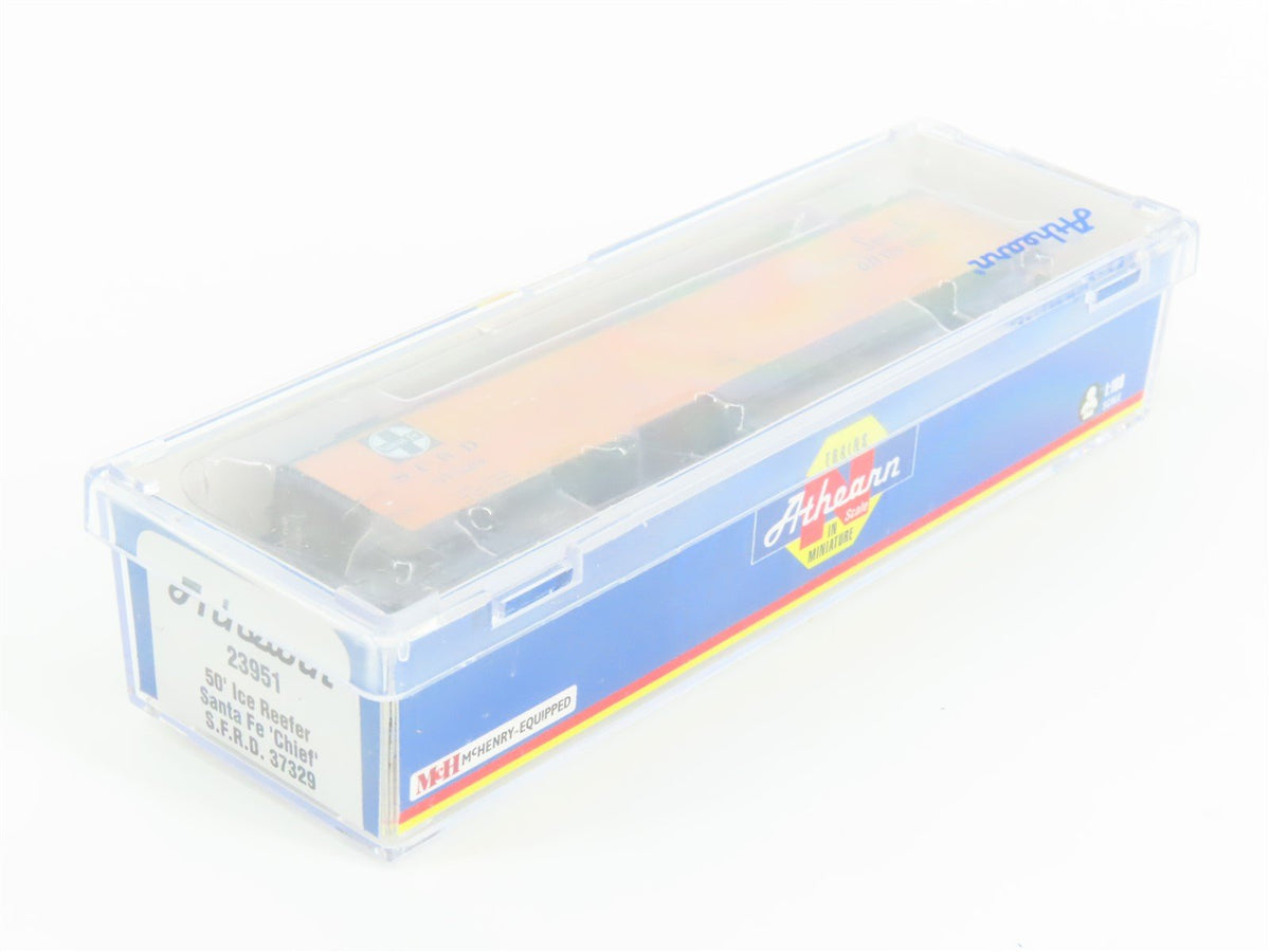 N Scale Athearn 23951 SFRD Santa Fe Chief 50&#39; Ice Reefer #37329