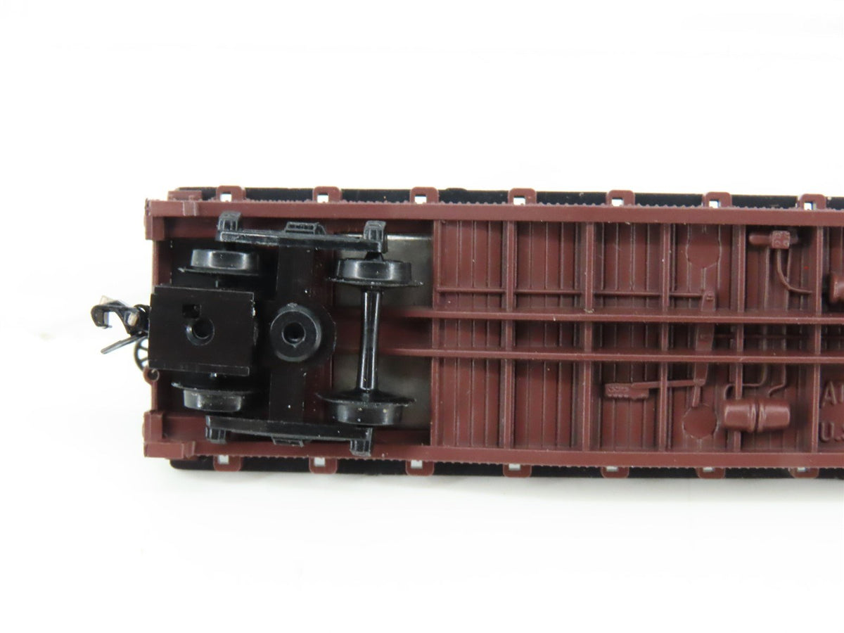 N Scale Atlas 3775 ATSF Santa Fe Piggyback Flatcar #91765 w/Trailer