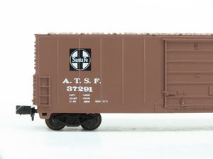 N Scale Life-Like Bev-Bel 10004 ATSF Santa Fe 50' Single Door Box Car #37291