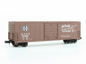 N Scale Life-Like Bev-Bel 10004 ATSF Santa Fe 50' Single Door Box Car #37291