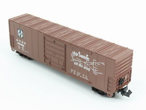 N Scale Life-Like Bev-Bel 10004 ATSF Santa Fe 50' Single Door Box Car #37291