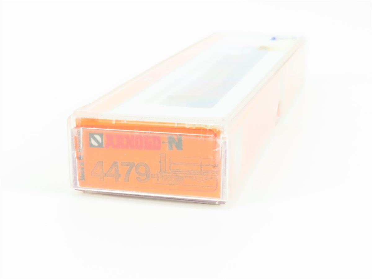 N Scale Arnold 4479 Unlettered 2-Truck Log Carrier w/Log Loads