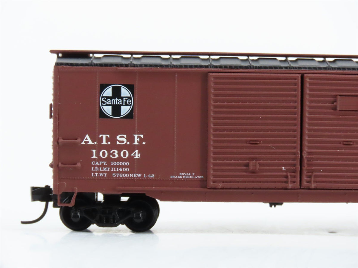 N Scale InterMountain PNS0033 ATSF Santa Fe Scout Double Door Box Car #10304