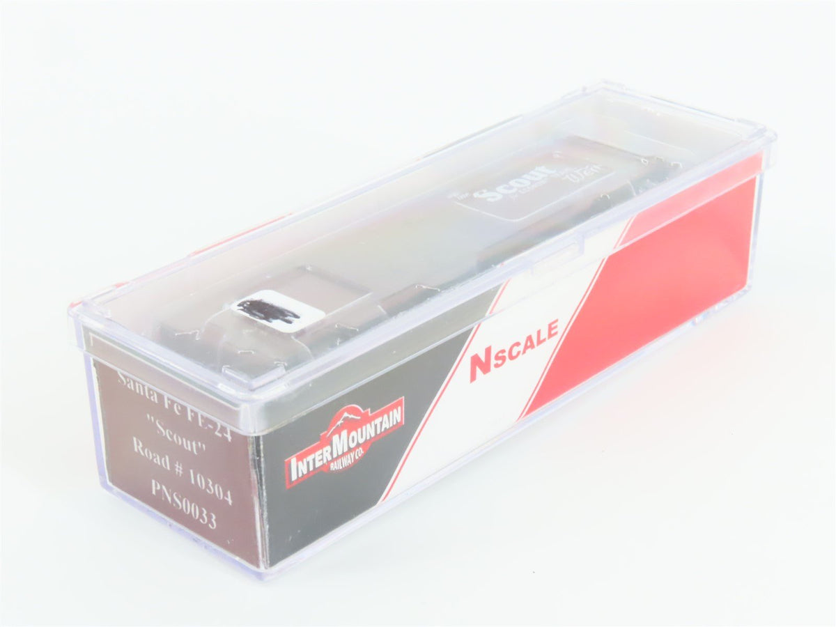 N Scale InterMountain PNS0033 ATSF Santa Fe Scout Double Door Box Car #10304
