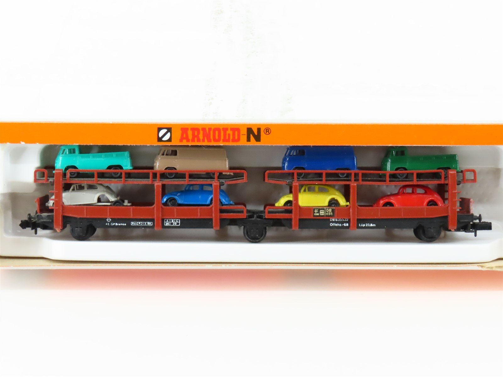 N Scale Rapido DB Railway Double Deck Auto Carrier #635532