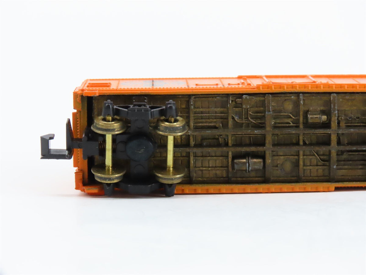 N Scale Con-Cor SFRB Santa Fe Single Plug Door Box Car #5817