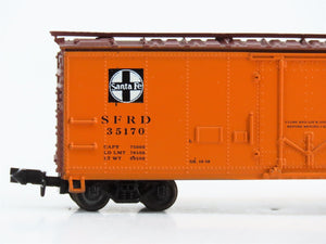 N Scale Con-Cor 001-008851 SFRD Santa Fe Texas Chief 40' Reefer #35170