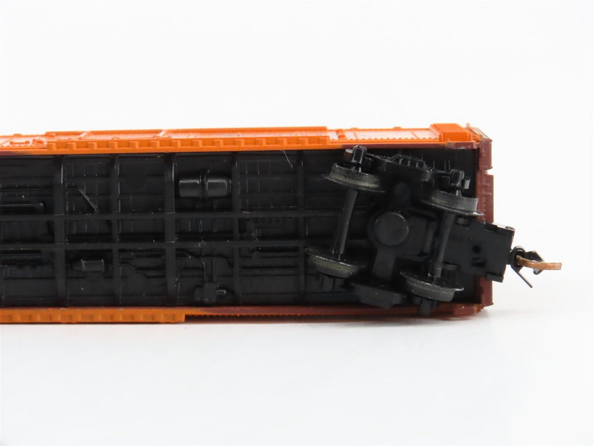N Scale Con-Cor 001-008851 SFRD Santa Fe &quot;Scout West&quot; 40&#39; Reefer #35175 w/ Map