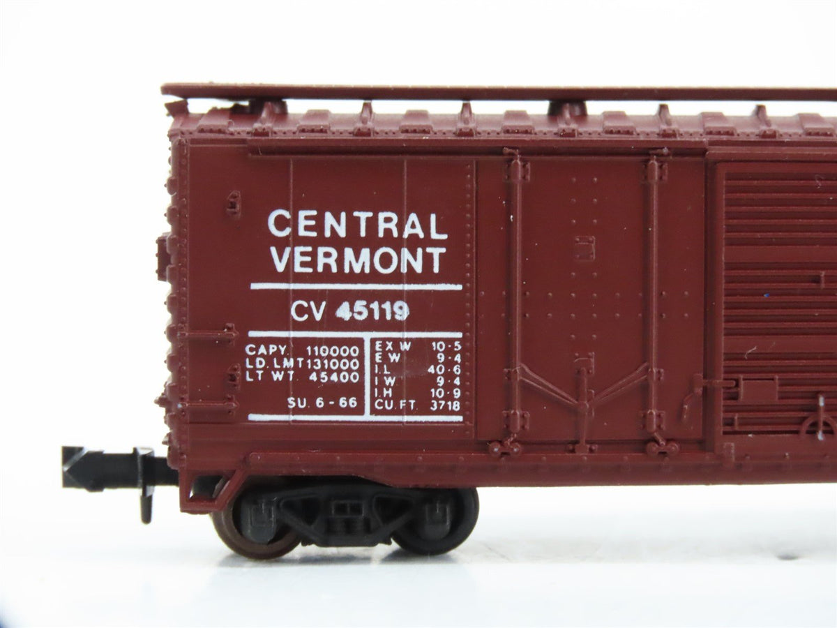 N Scale Con-Cor 0001-001753 CV Central Vermont 40&#39; Box Car #45119