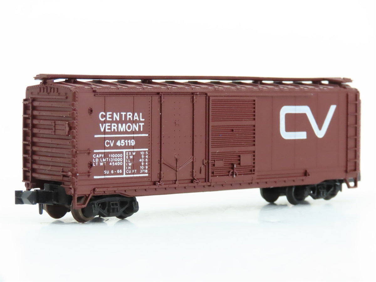 N Scale Con-Cor 0001-001753 CV Central Vermont 40&#39; Box Car #45119