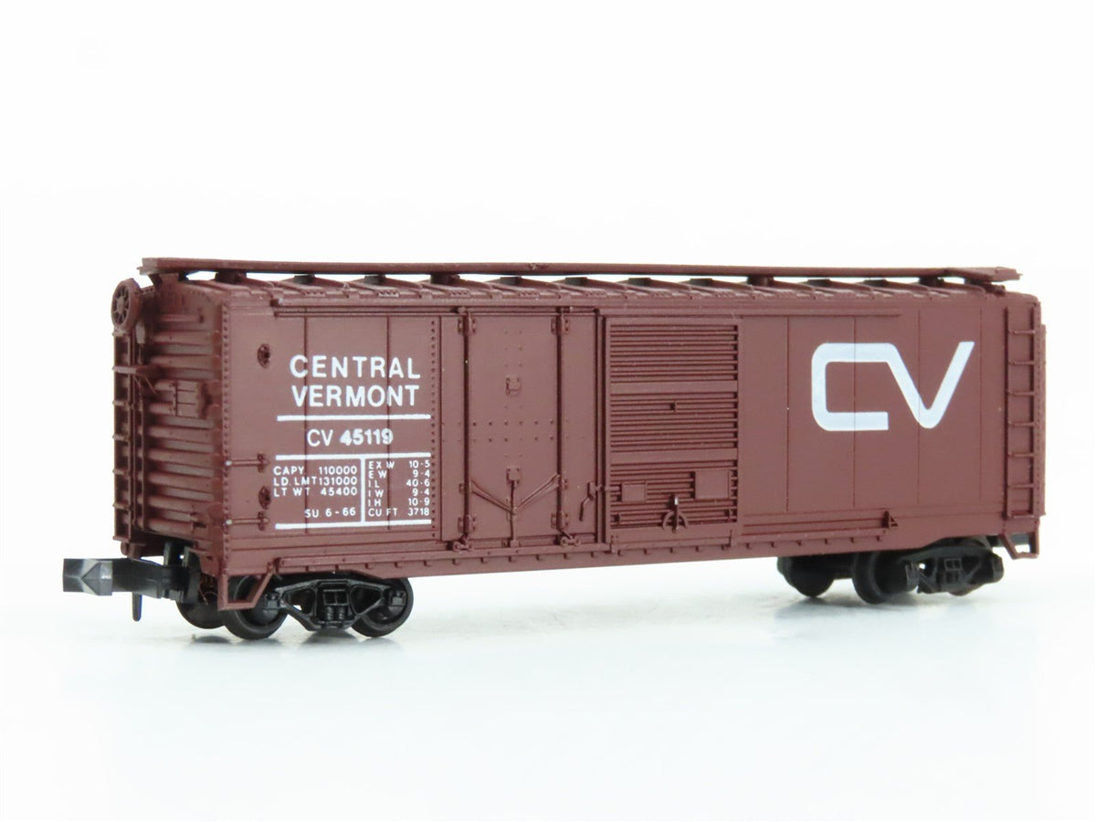 N Scale Con-Cor 0001-001753 CV Central Vermont 40&#39; Box Car #45119