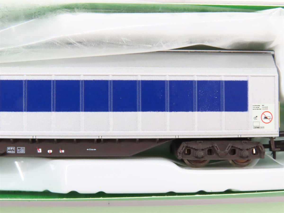 N Scale Arnold HN6232 DB Lufthansa Large Capacity Sliding Wall Wagon #507-0