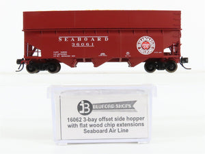 N Scale Bluford Shops 16062 SAL Seaboard Air Line 3-Bay Offset Hopper #36061