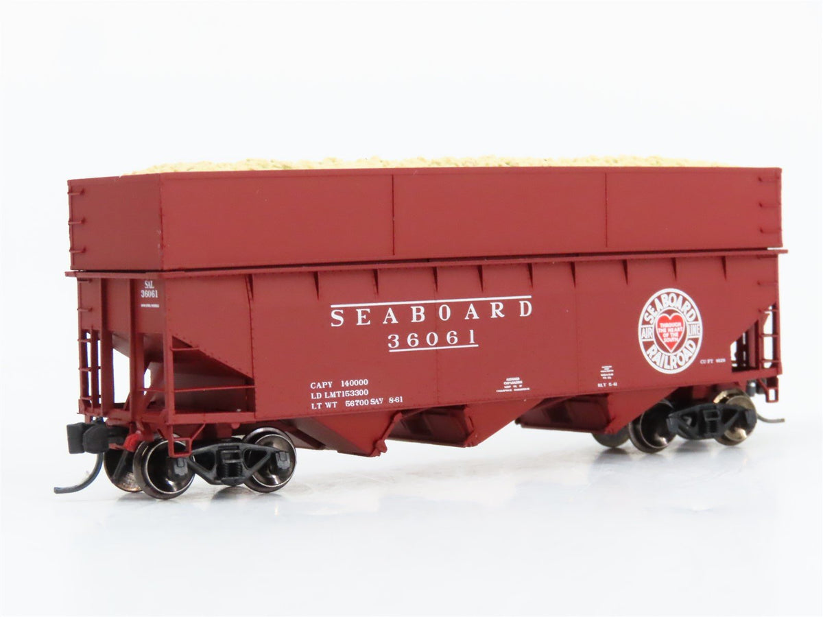 N Scale Bluford Shops 16062 SAL Seaboard Air Line 3-Bay Offset Hopper #36061