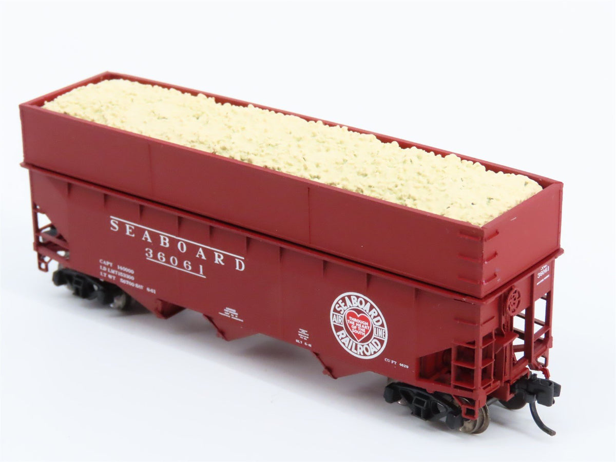 N Scale Bluford Shops 16062 SAL Seaboard Air Line 3-Bay Offset Hopper #36061